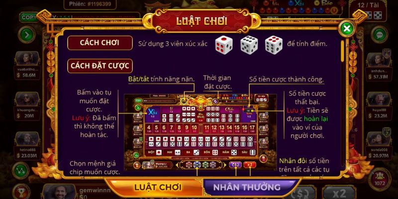 Cược Xóc Đĩa: Kinh Nghiệm và Chiến Lược Thắng Lợi 12 Sicbo tài phú phù hợp với mọi đối tượng nhờ hệ thống mức cược linh hoạt